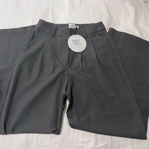 Princess Polly Archer Pants in Color Slate (PETITE!)